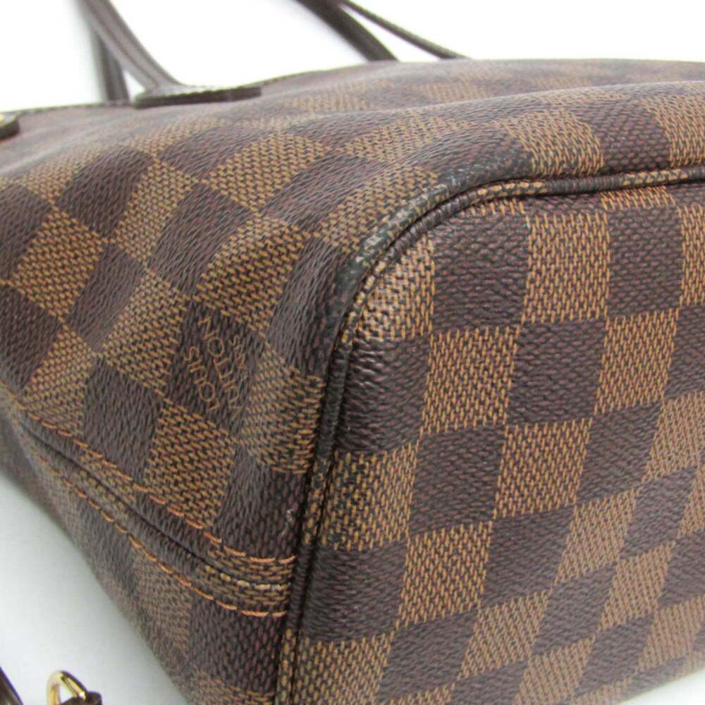 LOUIS VUITTON Brown Damier Neverfull PM Tote Bag - Picture 5 of 13